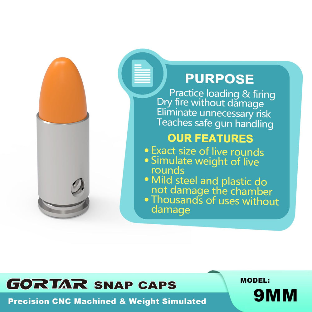 GORTAR close-up of plastic tip for easy visibility during drills