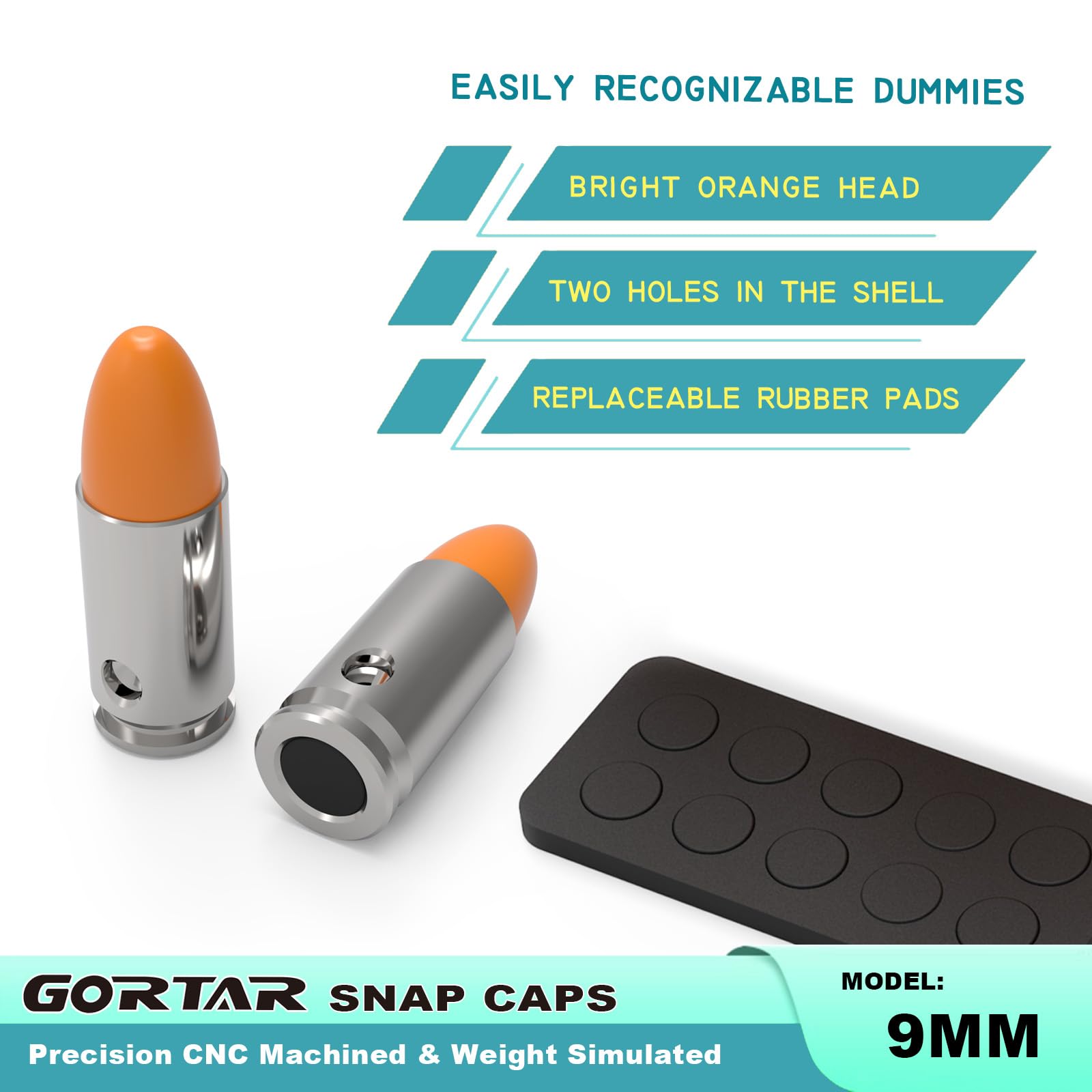 GORTAR rubber primer detail protecting firing pin and reducing wear