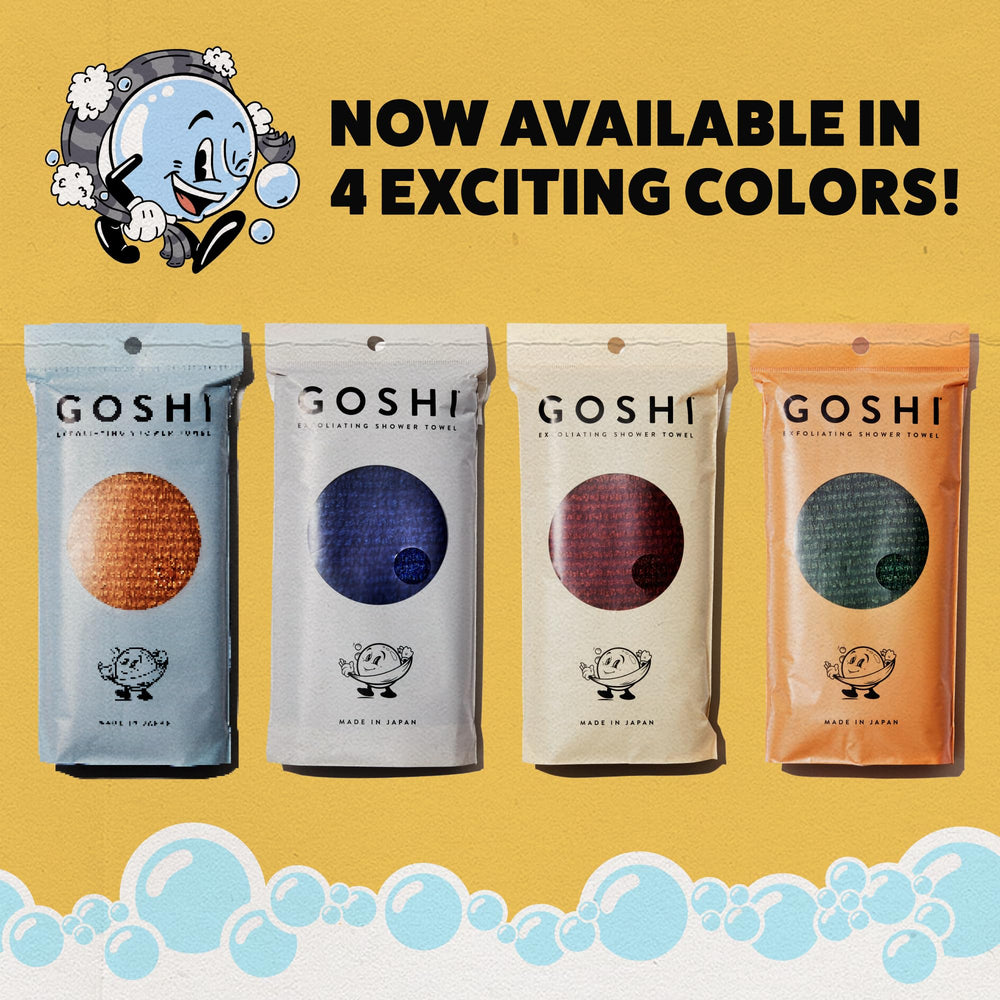 GOSHI label showing Gunma craftsmanship and durable, rip-resistant materials