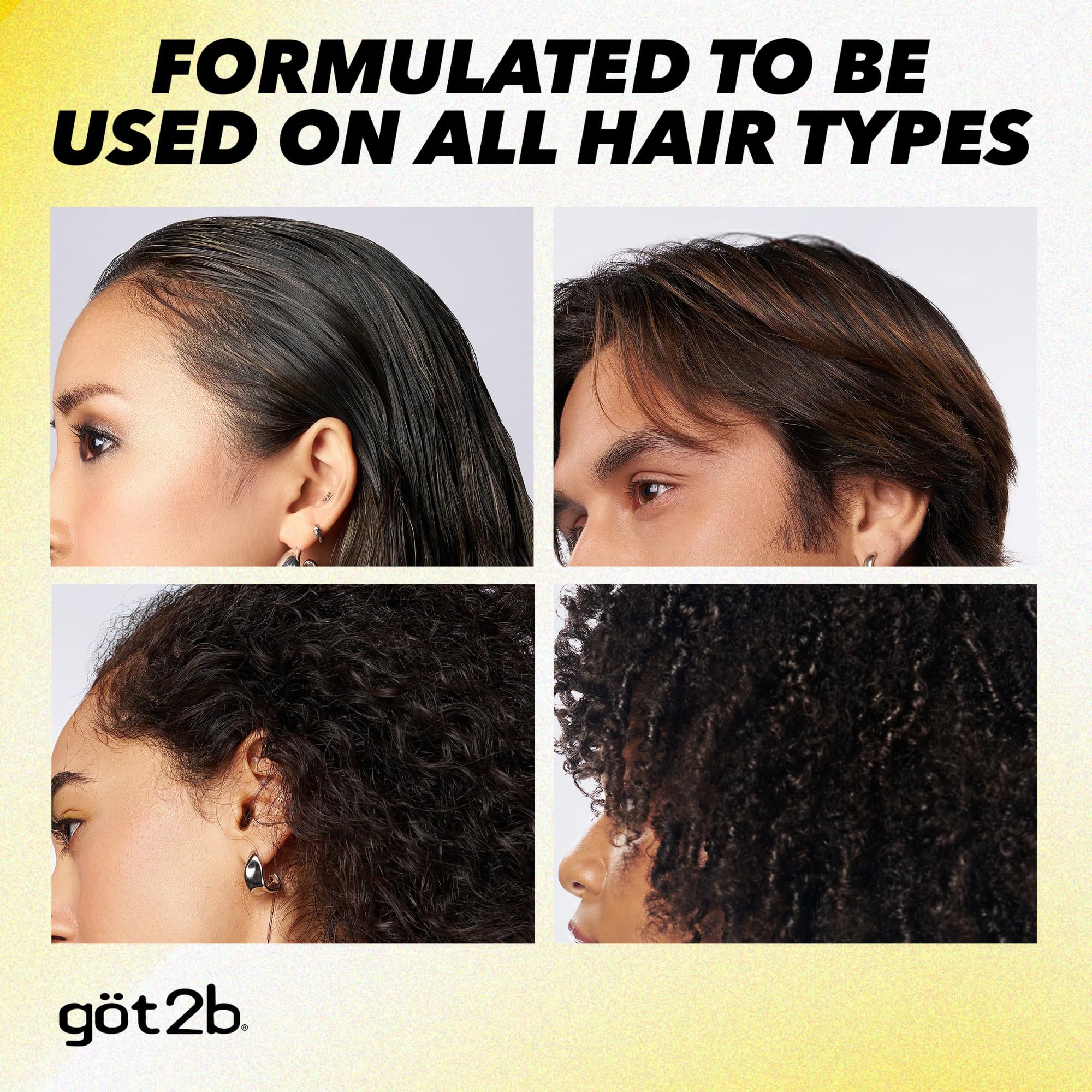 Got2B messy textured hair showing lived-in separation benefit
