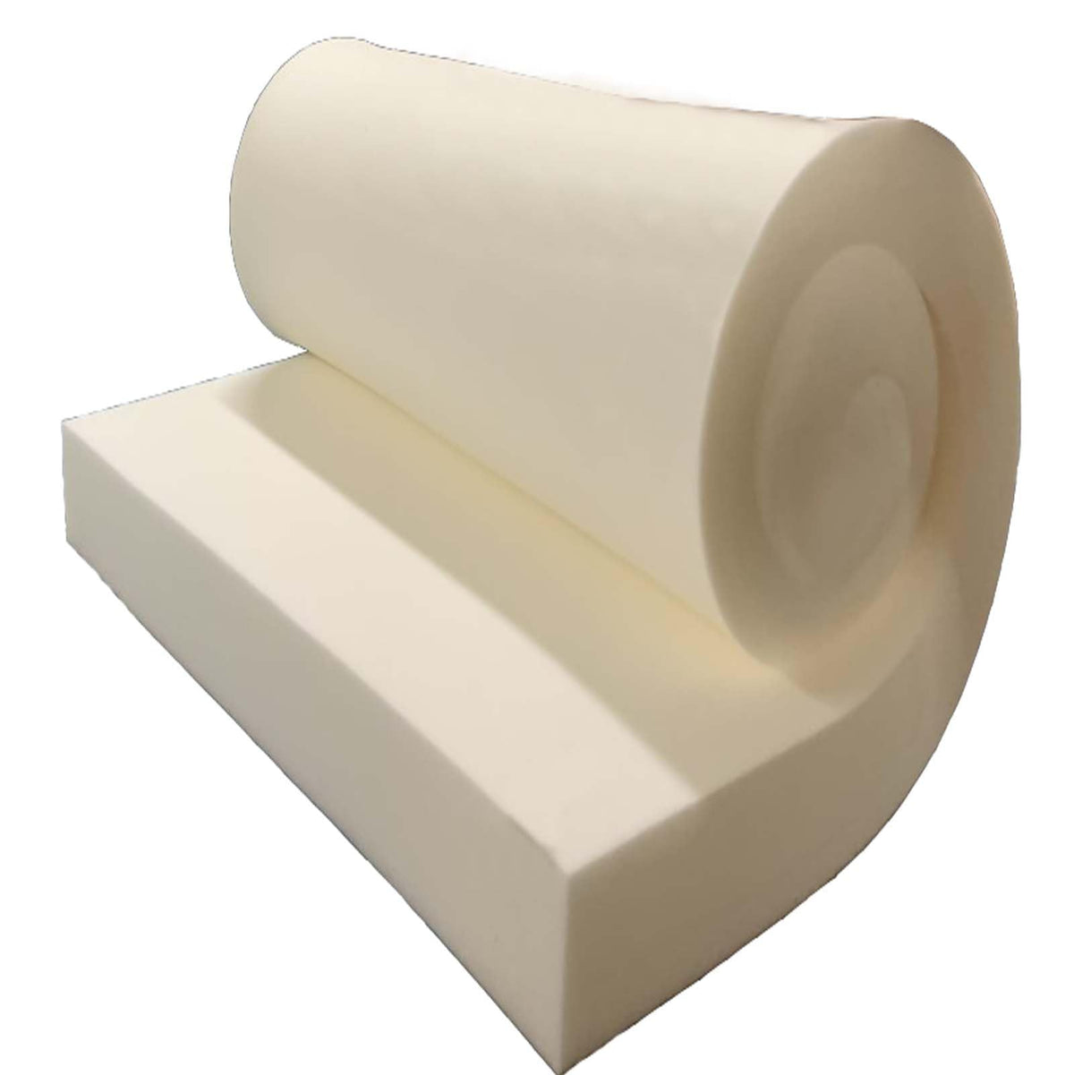 GoTo Foam front view block showing clean edges and usable surface for upholstery