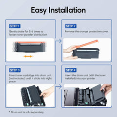 GOTOBY TN660 installed in Brother printer demonstrating easy drop-in replacement