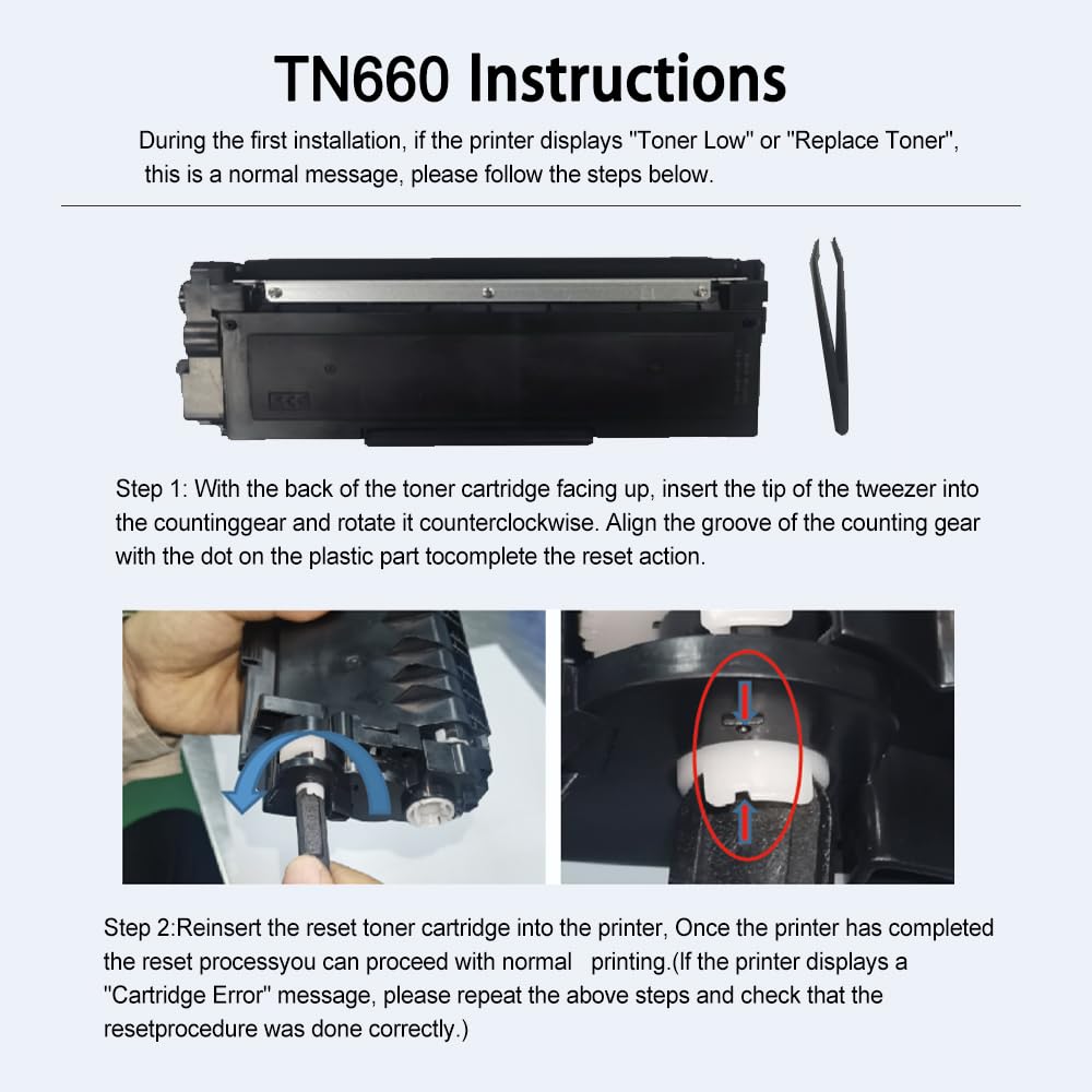 GOTOBY TN660 printed page detail with crisp black text and solid coverage