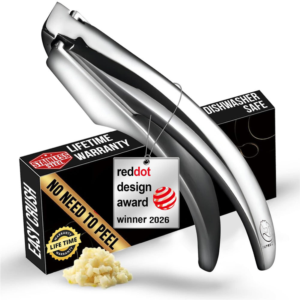 Gourmet Easy front view showing press packaging and clear advantage