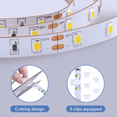 Govee strip mounted under cabinet showing task lighting benefit