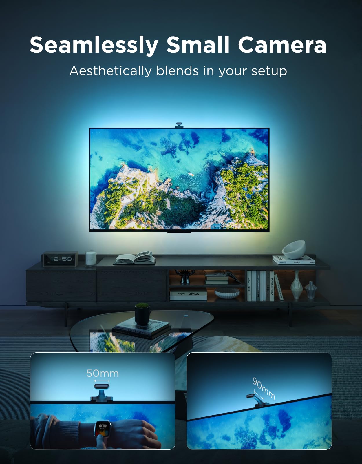 Govee product label and specs detail, clear-compatibility benefit