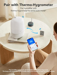GoveeLife close-up of cool mist output for rapid humidification benefit