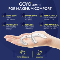 GOYO close-up of thermoplastic texture highlighting comfortable fit