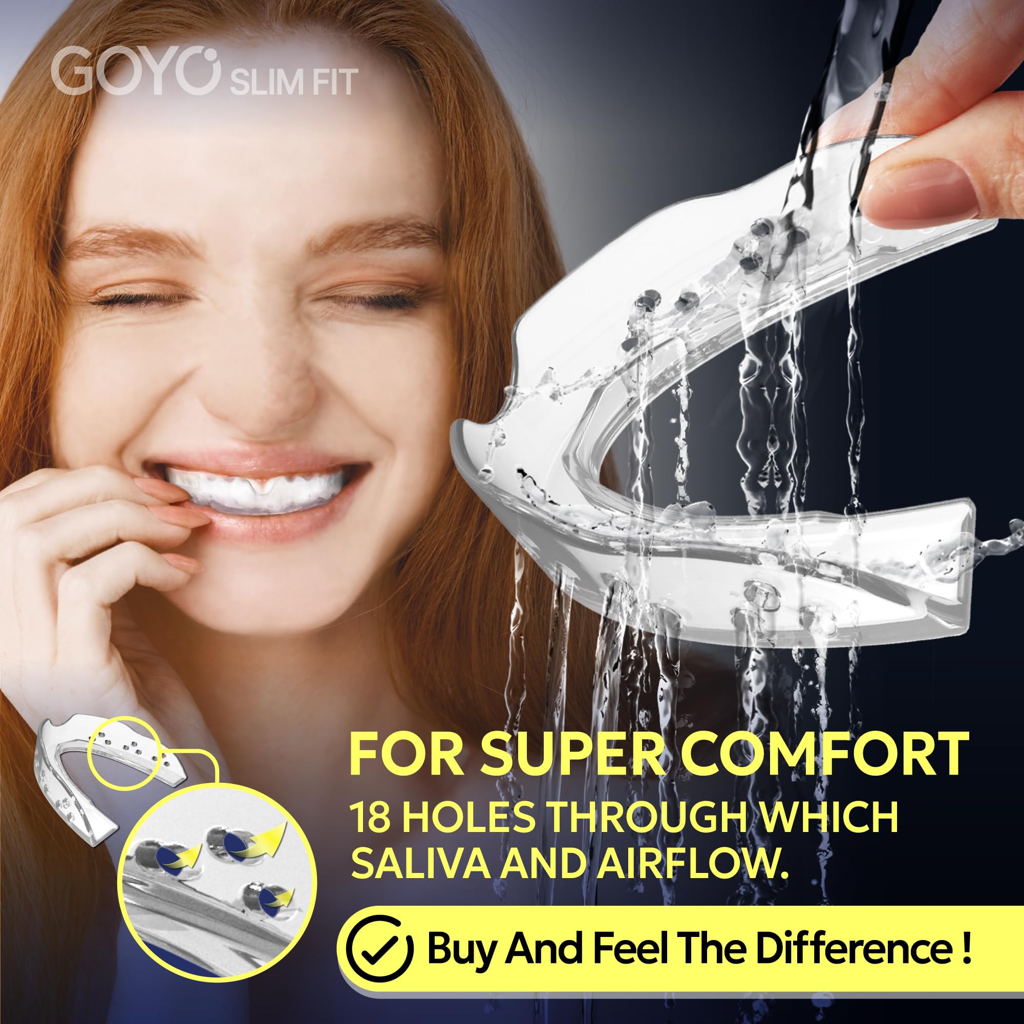GOYO hygienic dental case storing a guard for clean travel