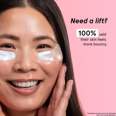 grace & stella close-up of single patch highlighting hydrogel fit