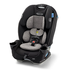 Graco SlimFit front view showing compact design and easy access