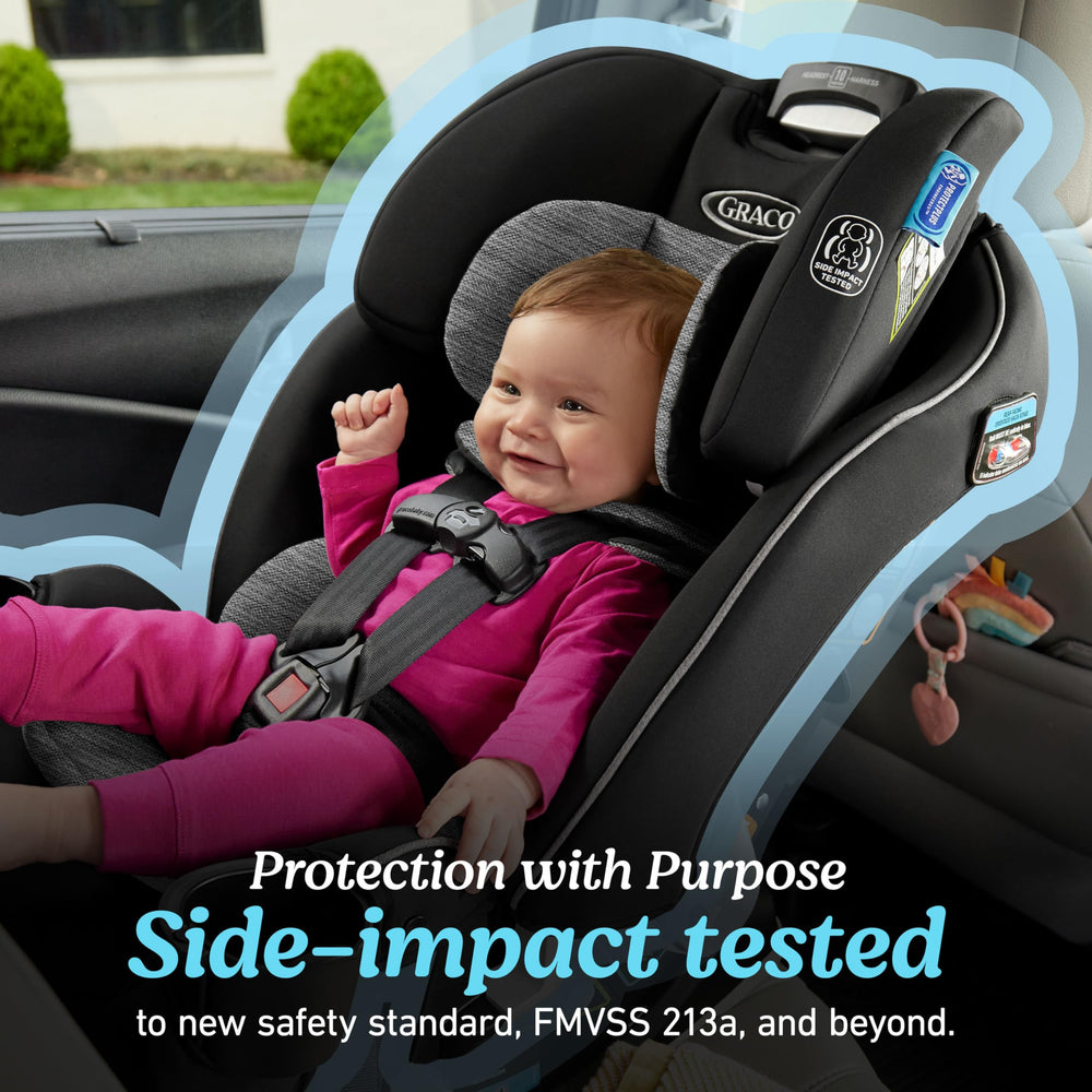 Graco SlimFit recline positions displayed for comfort customization