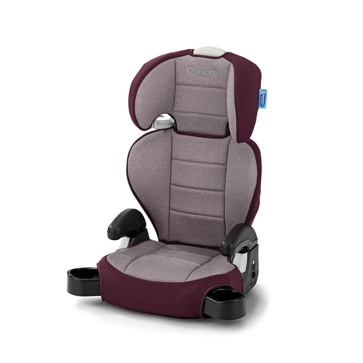 Graco TurboBooster Freya front view showing comfortable padding and safe design