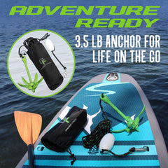 Gradient Fitness folded anchor flat for easy storage and transport benefit