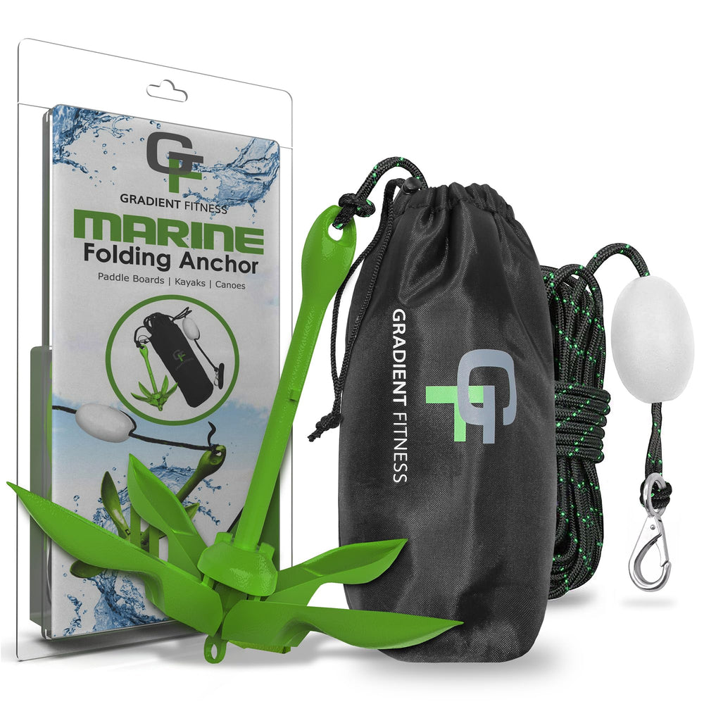 Gradient Fitness anchor front view showing compact design and portability benefit