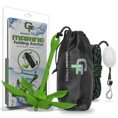 Gradient Fitness anchor front view showing compact design and portability benefit