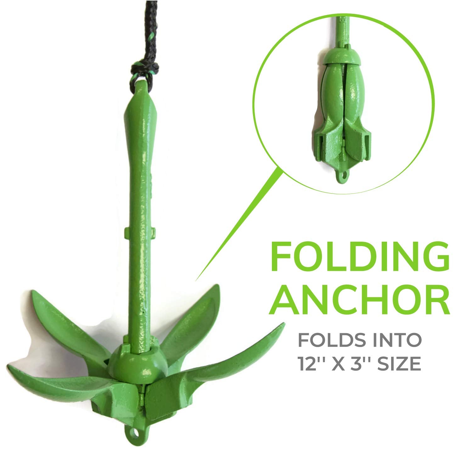 Gradient Fitness braided rope and floating buoy detail offering visibility benefit