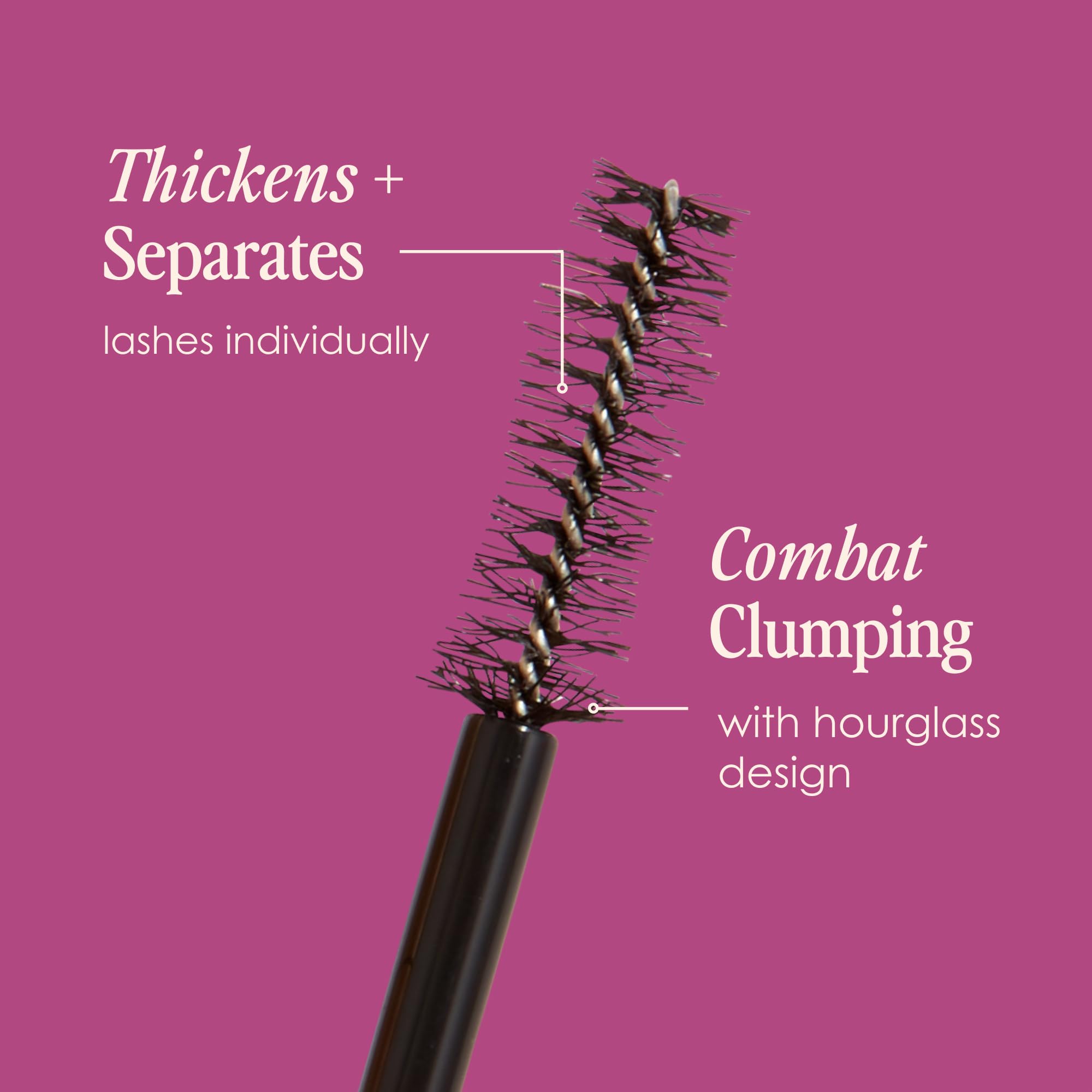 Grande Cosmetics GrandeDRAMA open cap revealing ingredient panel, clarifies castor oil inclusion