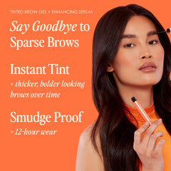 Grande Cosmetics GrandeBROW gel texture with mini fibers for visible volume