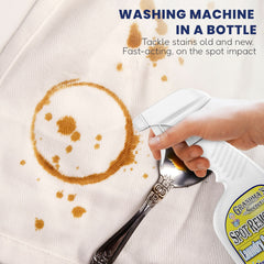 Grandma's Secret spray nozzle close-up demonstrating easy, controlled application benefit