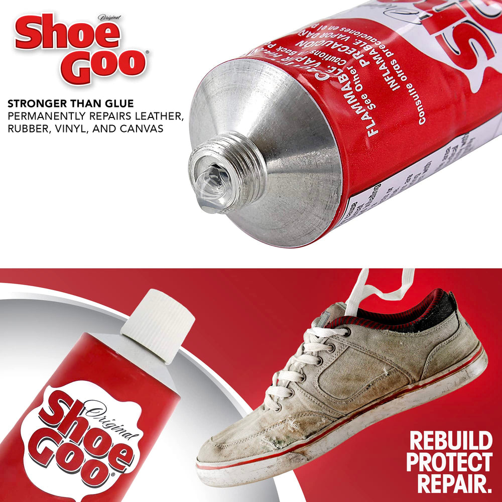GRAS Art Bundles close-up of 3.7oz Shoe Goo tube highlighting the clear adhesive tip