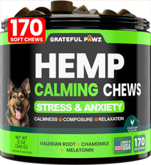 Grateful Pawz front packaging showing product name and quantity, reassuring quality