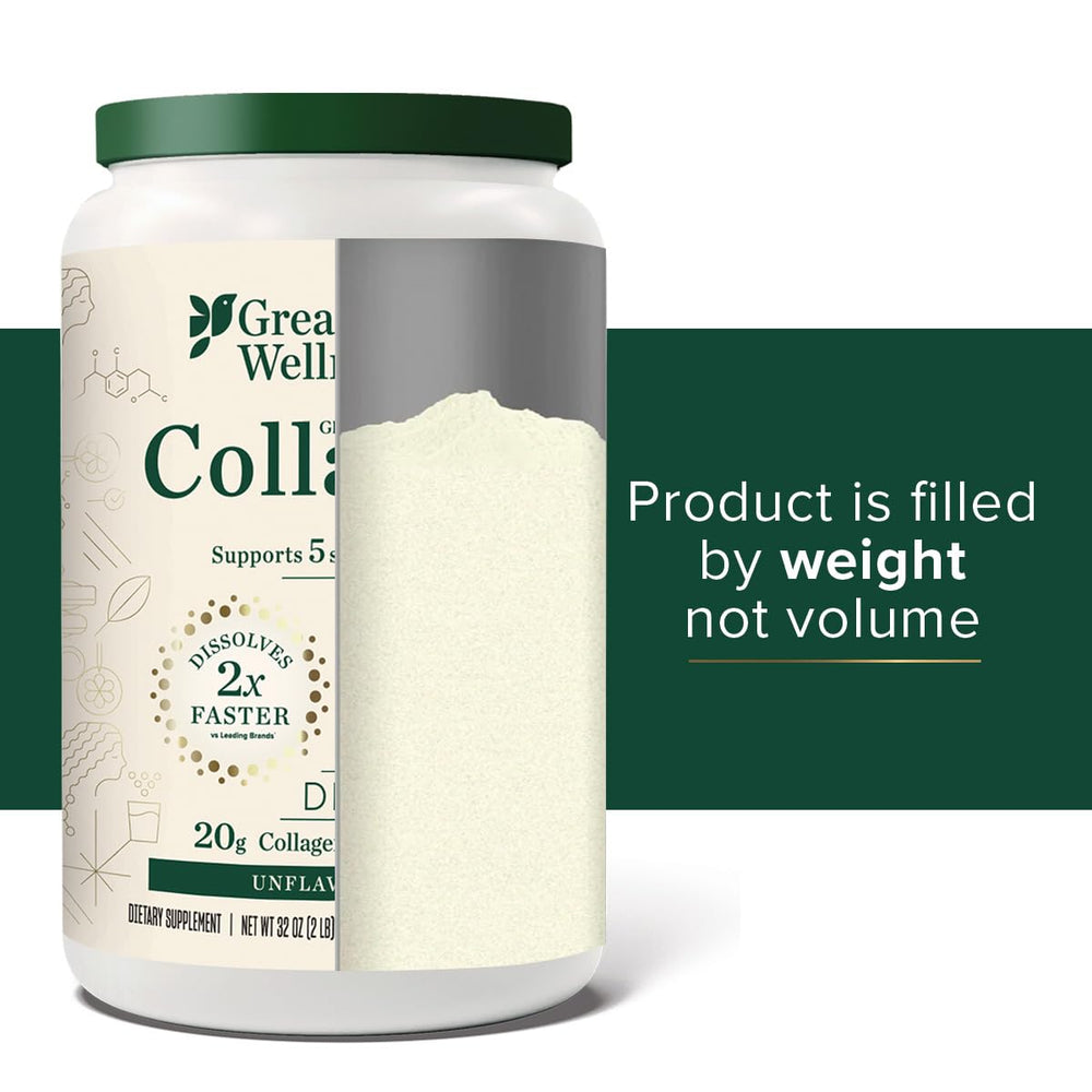 Great Lakes Wellness nutrition label and supplement facts for transparency