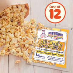 Great Northern close-up of gourmet kernels showing fluffy texture and high pop rate benefit