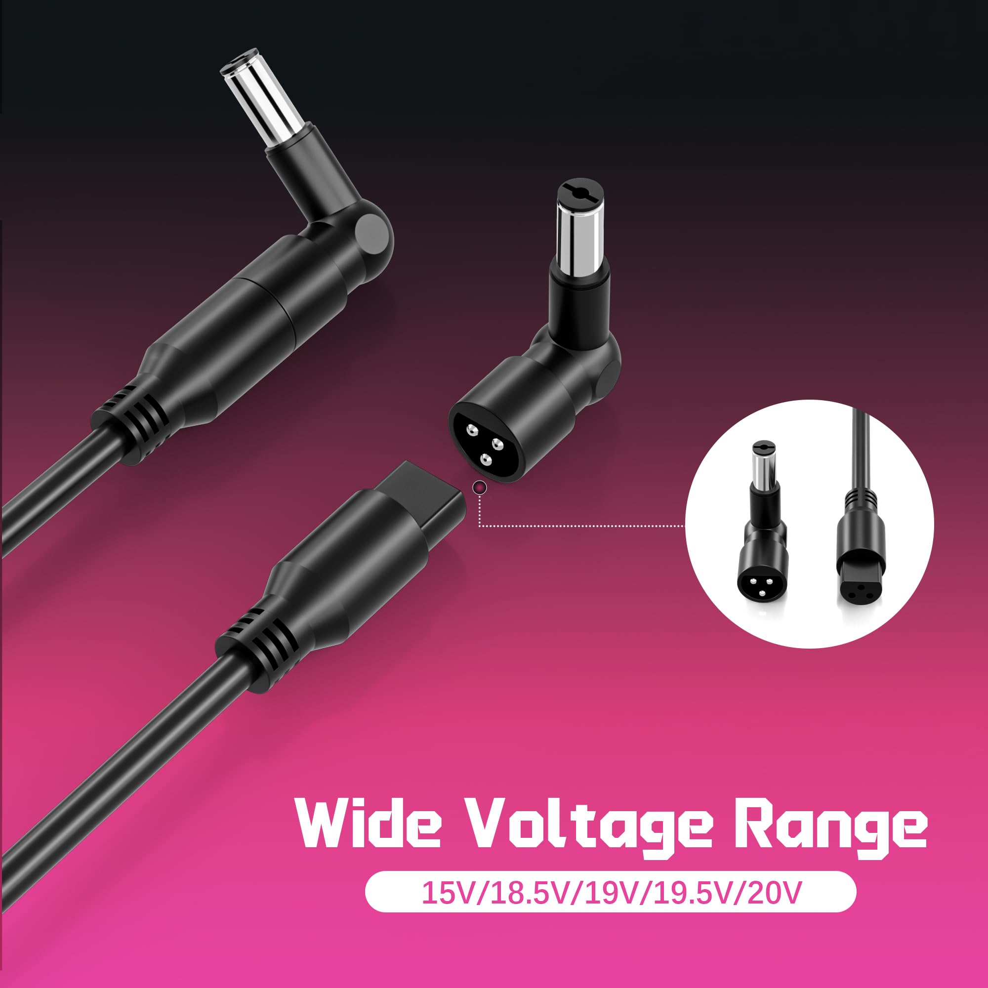 GreBed adapter plugged into a laptop demonstrating reliable power delivery on the go