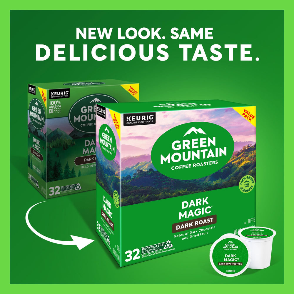 Green Mountain Coffee Roasters K-Cup closeup sealed pod preserving freshness benefit