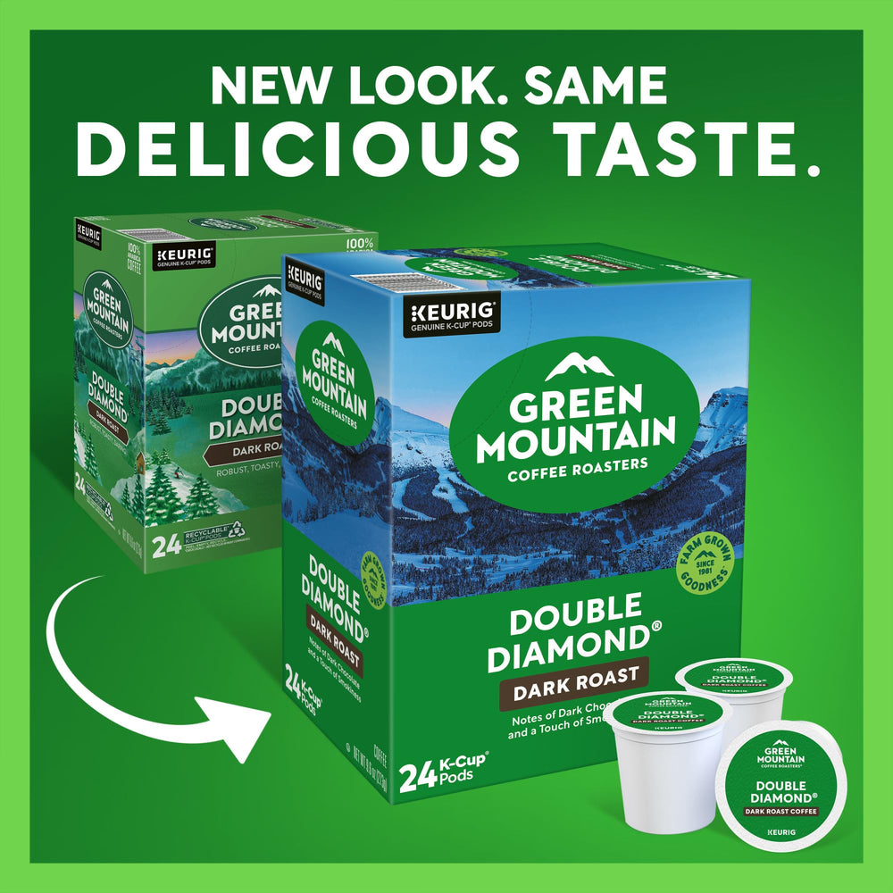 Green Mountain Coffee Roasters K-Cup pod close-up highlighting easy brewing