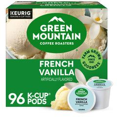 Green Mountain Coffee Roasters front package showing product benefits and count