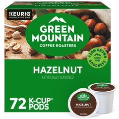 Green Mountain Coffee Roasters front packaging showing product and benefits