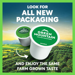 Green Mountain Coffee Roasters close-up K-Cup top showing pod detail and freshness