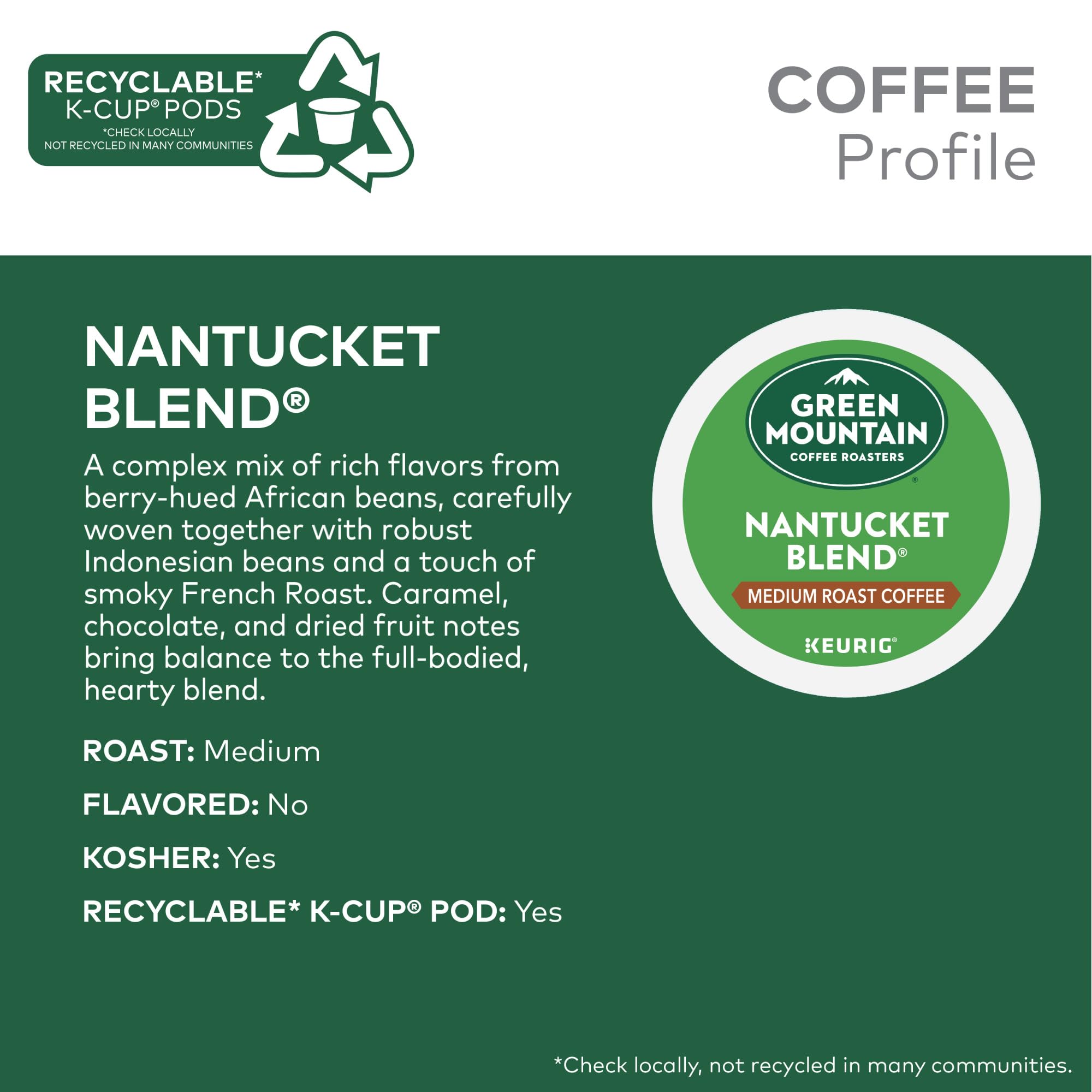 green mountain coffee roasters K-Cup brewing into cup for fast fresh coffee