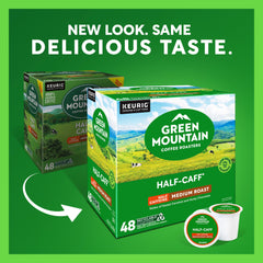 Green Mountain Coffee Roasters single K-Cup close-up highlighting sealed freshness