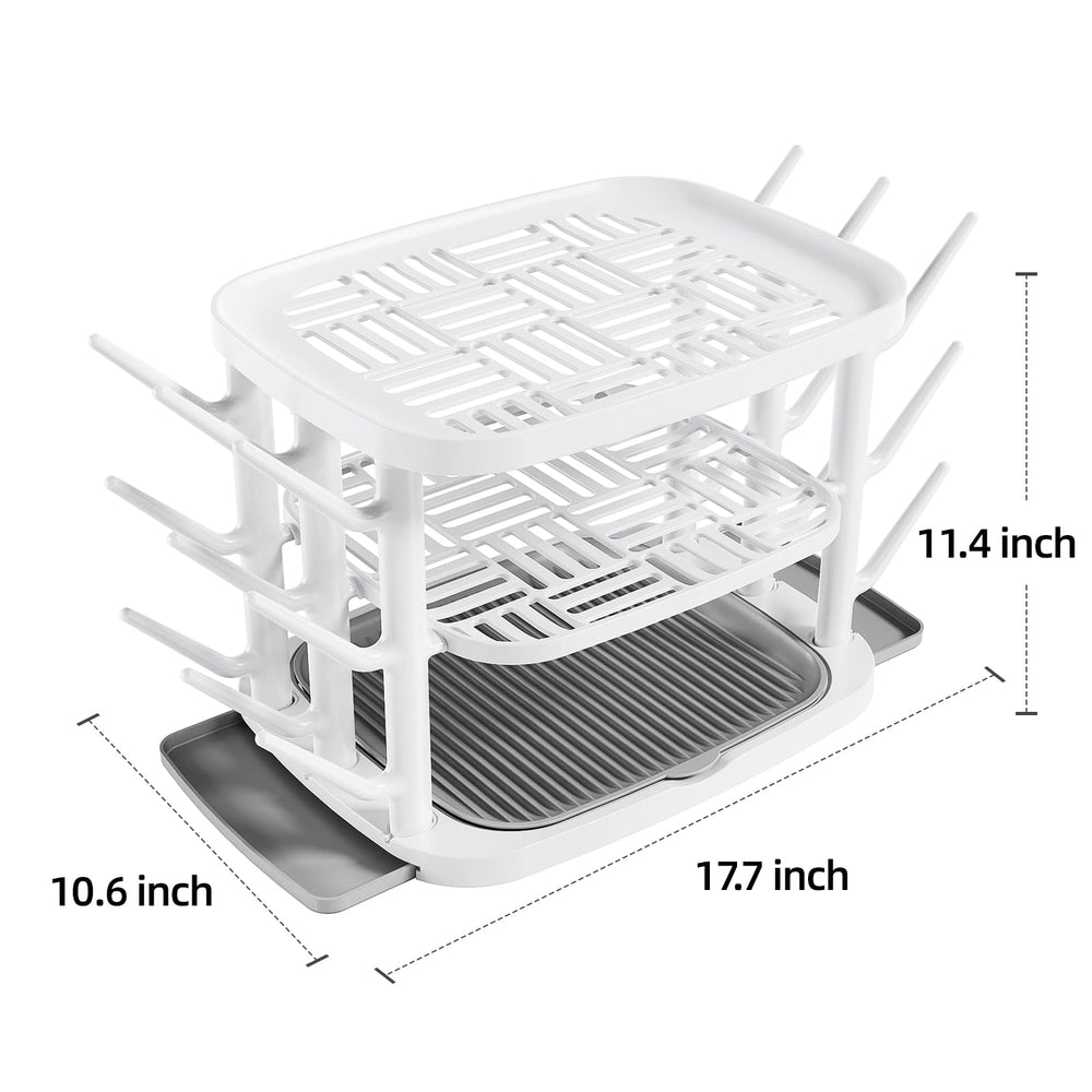 GREENDADI top view highlighting open-grid trays for improved air circulation