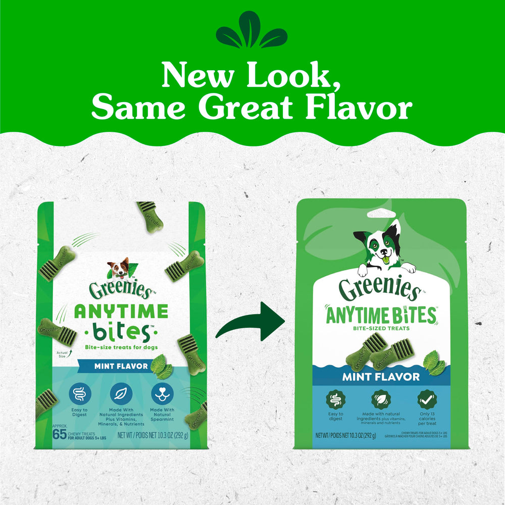 Greenies back label nutrition facts and ingredients for transparency