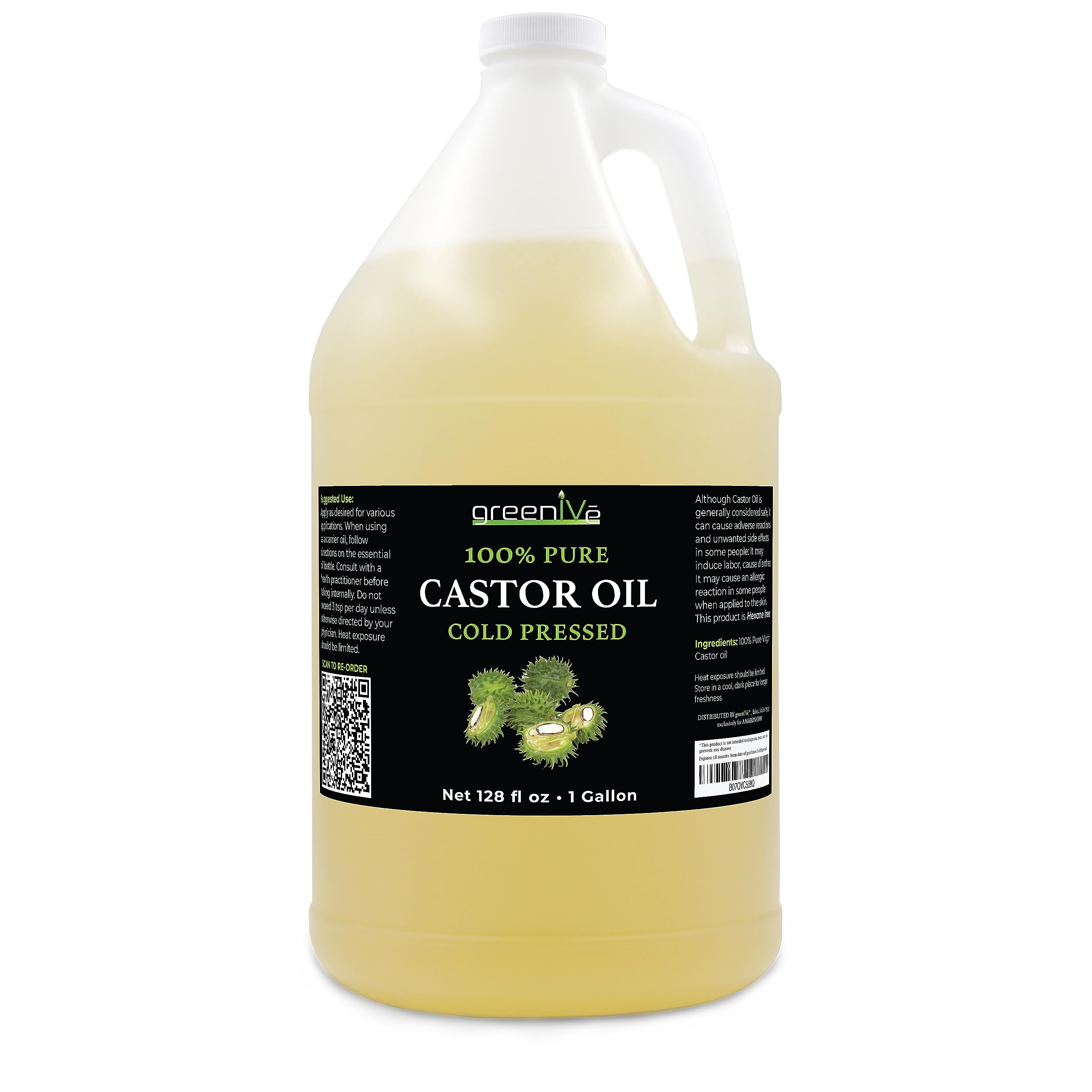 GreenIVe 1 gallon food-grade plastic bottle for bulk supply and cost savings