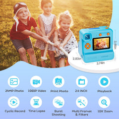 GREENKINDER close-up of 180-degree rotating lens, enables simple selfie framing
