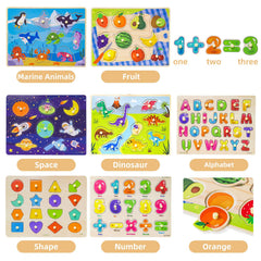 GRINNIE dinosaur board held in toddler hand illustrating size benefit