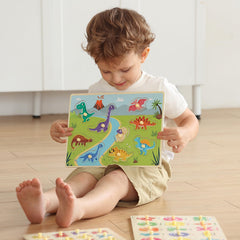 GRINNIE number board with counting pieces showing learning benefit