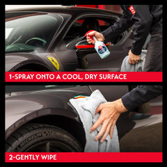 Griot's Garage Speed Shine used on wheels and trim restoring clean look