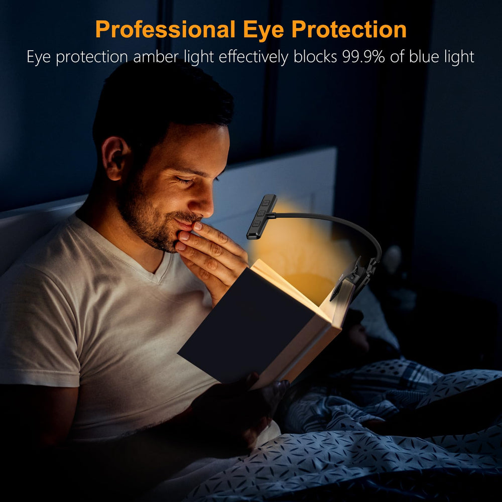 Gritin flexible gooseneck bent to angle for precise, hands-free reading