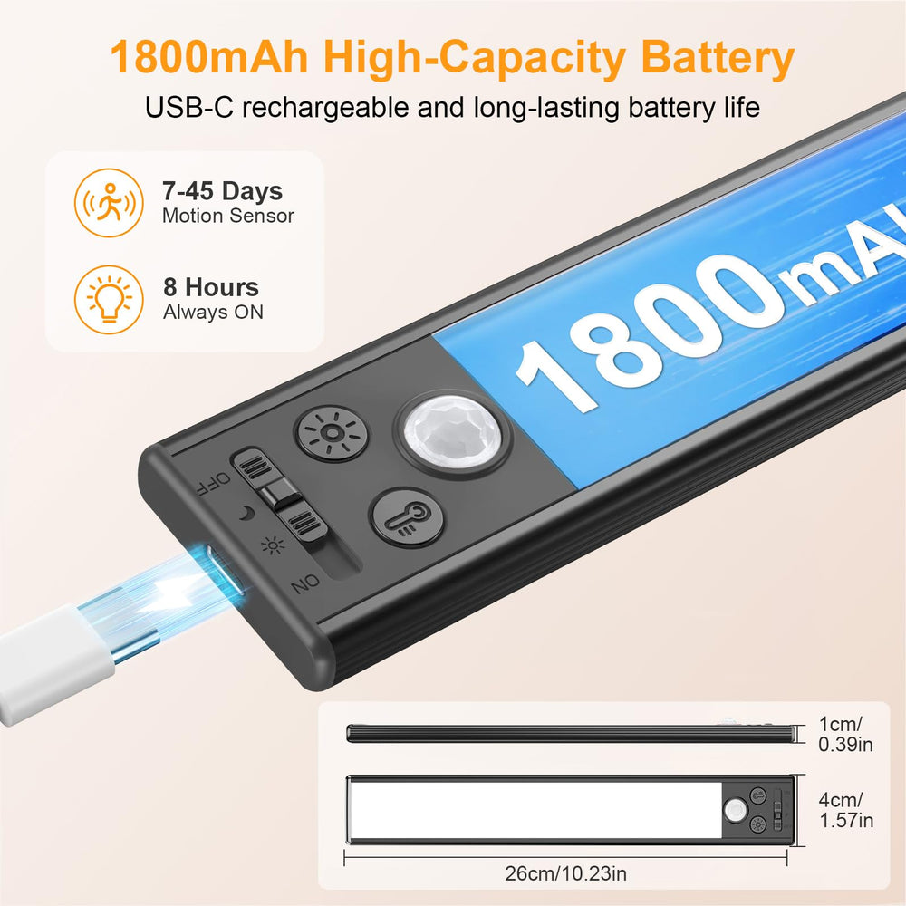 Gritin held in hand to show 10.2-inch size and portability for flexible placement