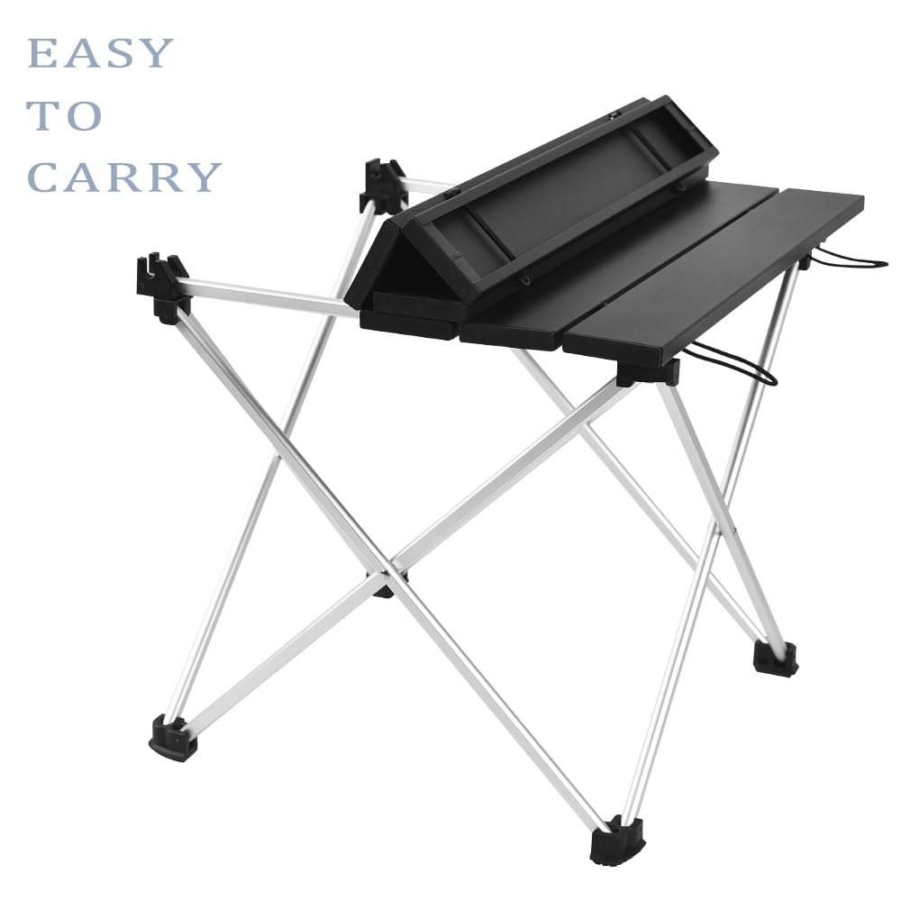 Grope carry bag with folded table ready to transport showing convenient storage benefit