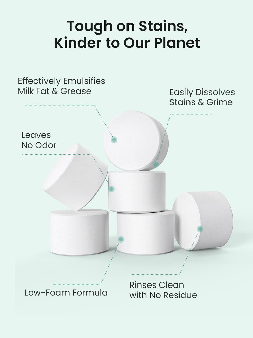 GROWNSY tablets with baby bottles showing safe effective cleaning