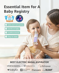 GROWNSY three soft silicone tips displayed to fit different baby nose sizes and ages