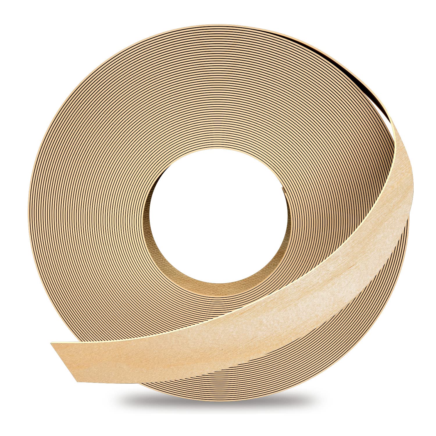 GSCIT Club birch edge banding roll front view showing clean veneer and length benefit