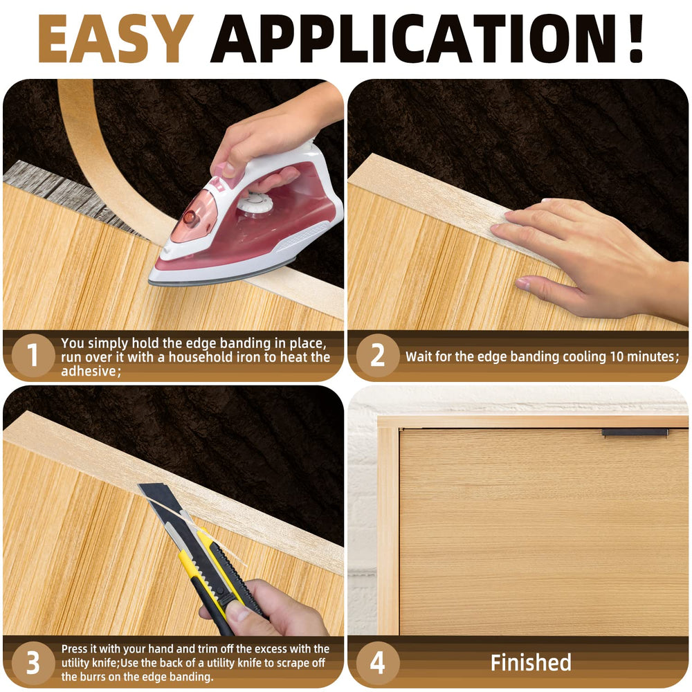 GSCIT Club birch edge trimmed with utility knife for clean seam